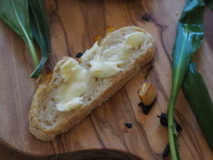 Wild Garlic Soup and Wild Garlic Potato Bread ( Ramsløksuppe og Ramsløkbrød)