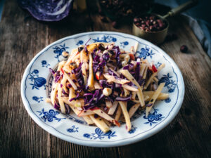 Rutabaga Salad with Apples