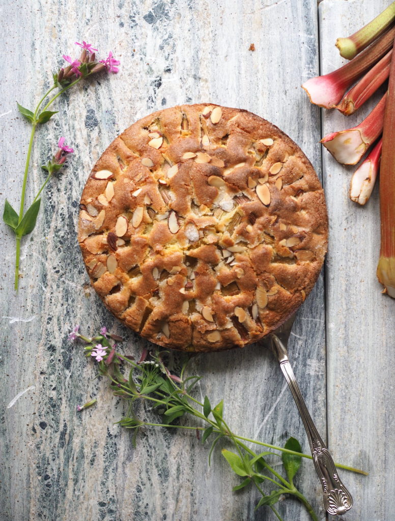 Simple Norwegian Rhubarb Cake Rabarbrakake North Wild Kitchen