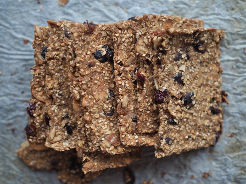 Rutabaga, Cranberry, and Almond Crisp Breads (Knekkebrød med Kålrot ...