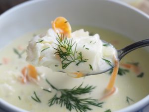 Norwegian Creamy Cod Soup (Torskesuppe)
