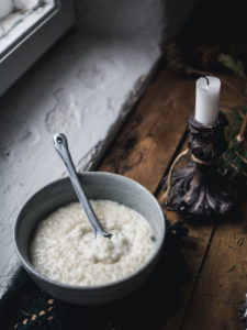 Risengrynsgrøt (Norwegian Rice Pudding)