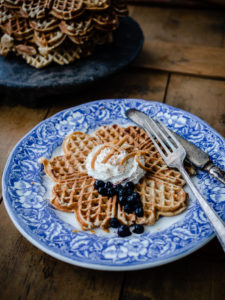 Brown Cheese, Buttermilk and Cinnamon Waffles
