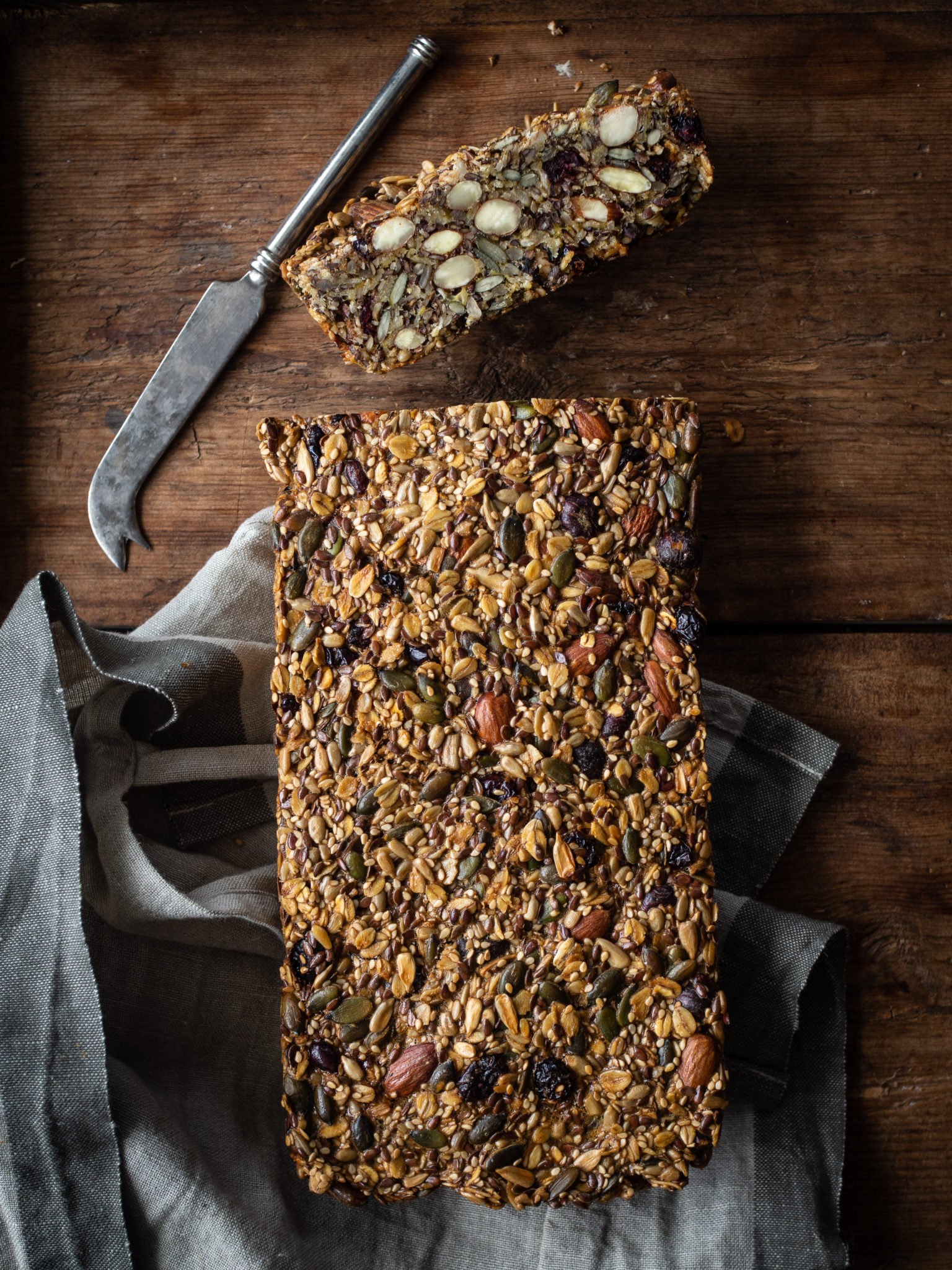 Loaded Nut and Seed Bread (Steinalderbrød) North Wild Kitchen
