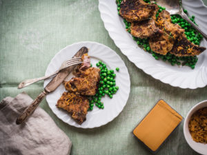 Brunost and Herb-Crusted Lamb Cutlets