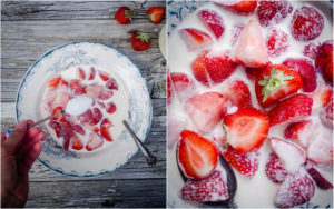 Summer Strawberries and Cream