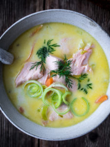 Creamy Salmon Soup (fiskesuppe med laks)