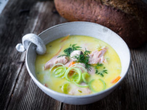 Creamy Salmon Soup (fiskesuppe med laks)