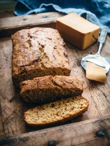 Brown Cheese, Honey and Rye Quick Bread