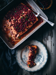 Quick-Cured Lingonberry Salmon