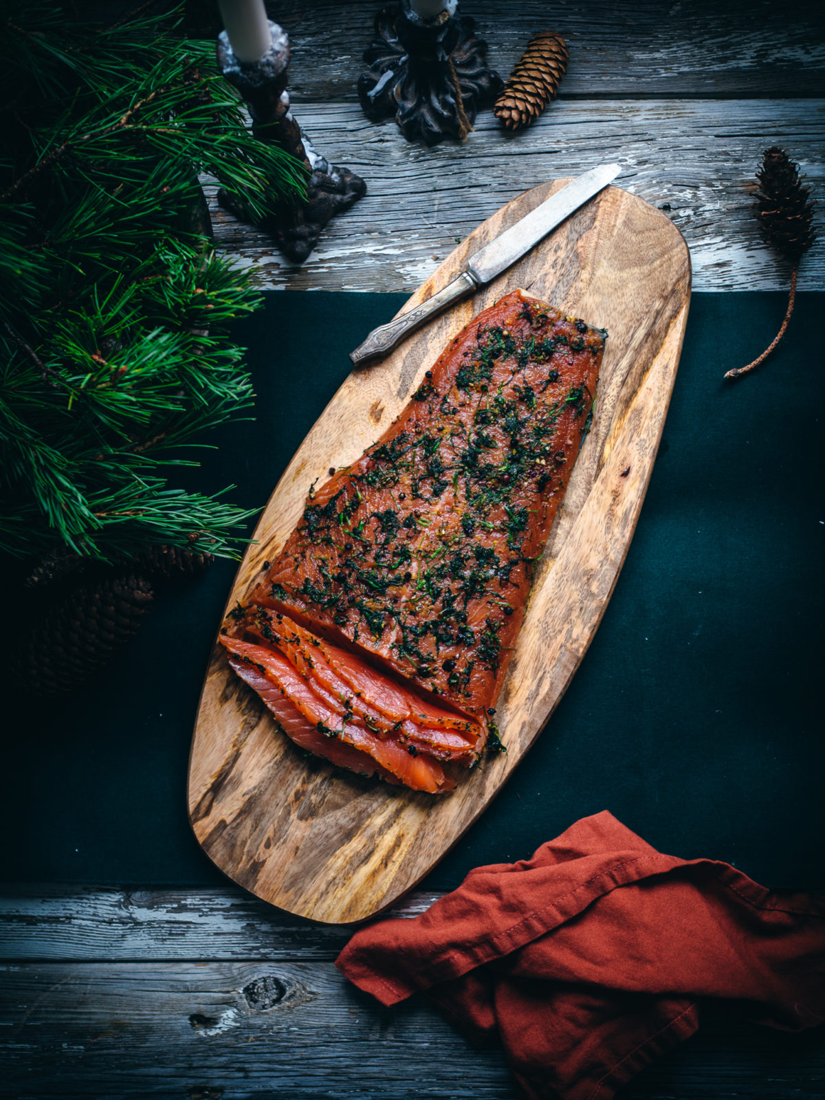 Winter Spiced Gravlax (gravlaks med vinterkrydder) - North Wild Kitchen