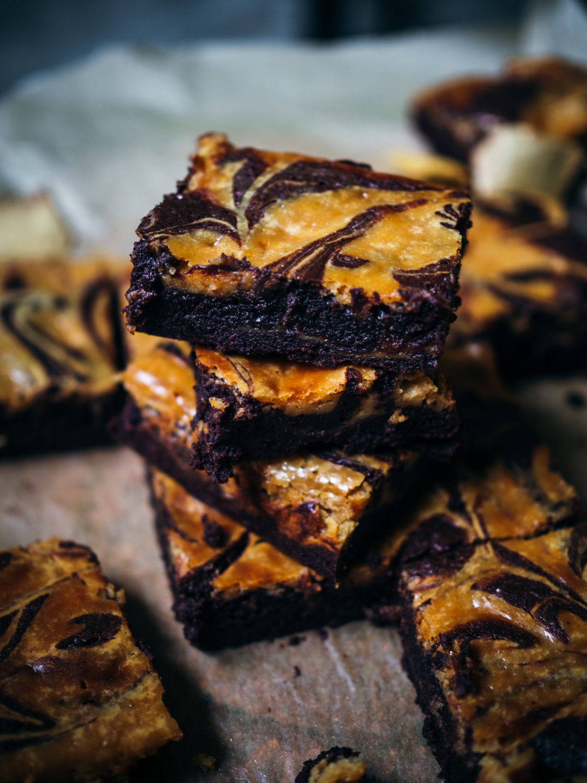Brown Cheese Cream Brownies (Brownies med Brunost) - North Wild Kitchen