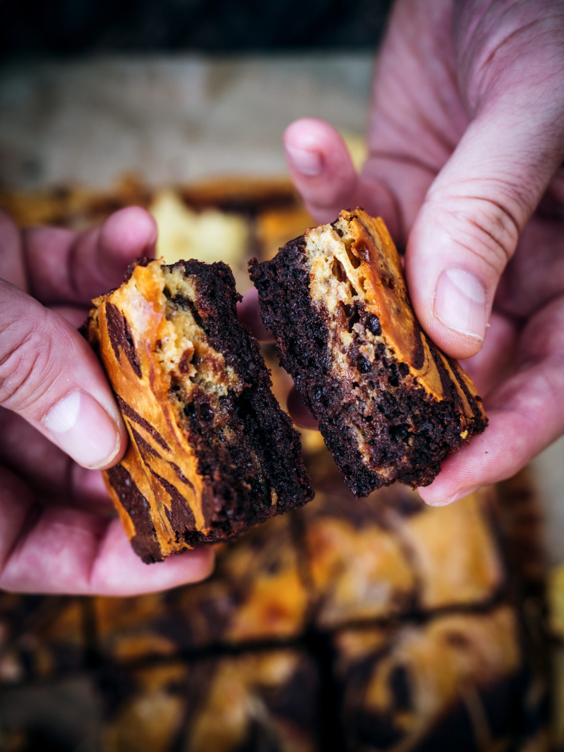 Brown Cheese Cream Brownies (Brownies med Brunost) - North Wild Kitchen