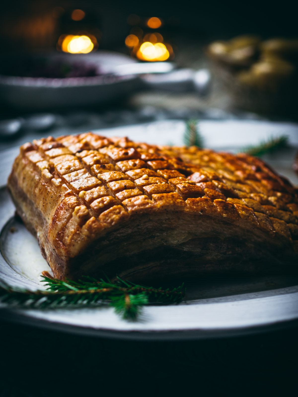 Norwegian Roasted Pork Belly (Ribbe) - North Wild Kitchen 