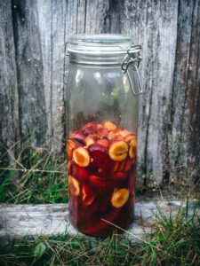 Spiced Pickled Plums