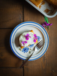 Rhubarb Carrot Cake