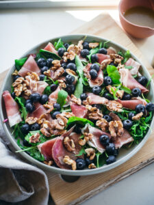 Fresh Blueberry & Cured Pork Salad