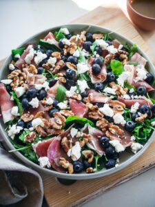 Fresh Blueberry & Cured Pork Salad