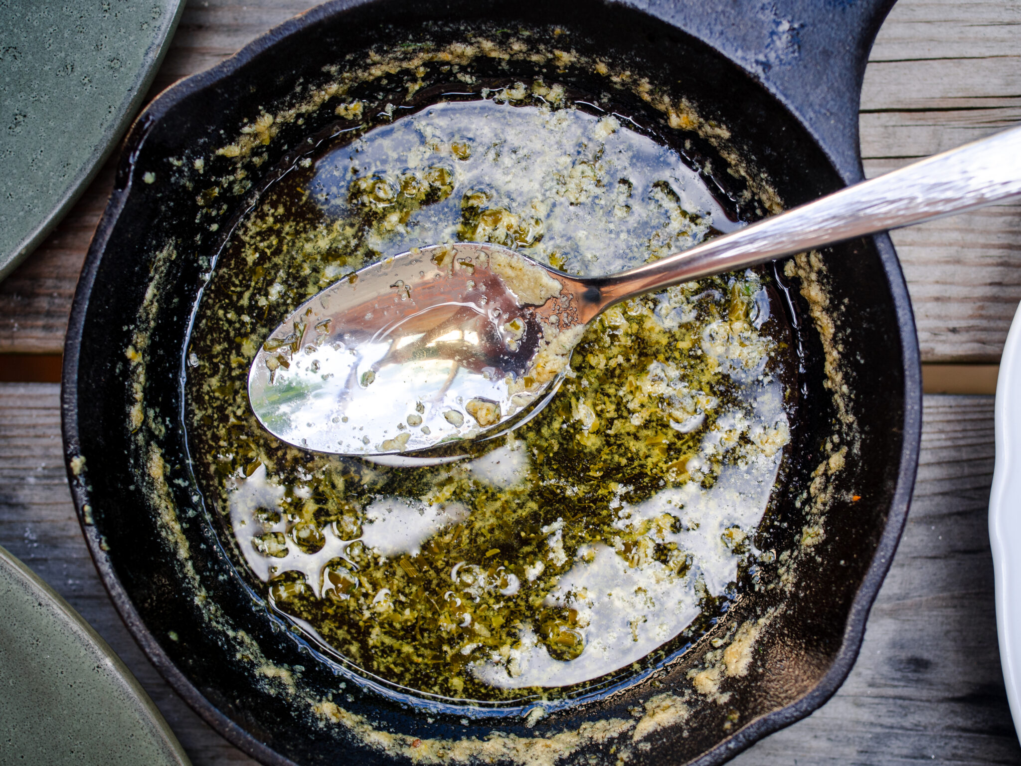 Quick-Cured Grilled Cod and Tomatoes with Herb Butter and Creamy Green ...