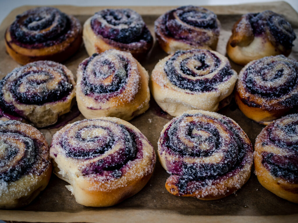 Bilberry ‘Wild Blueberry’ Buns (blåbærboller)