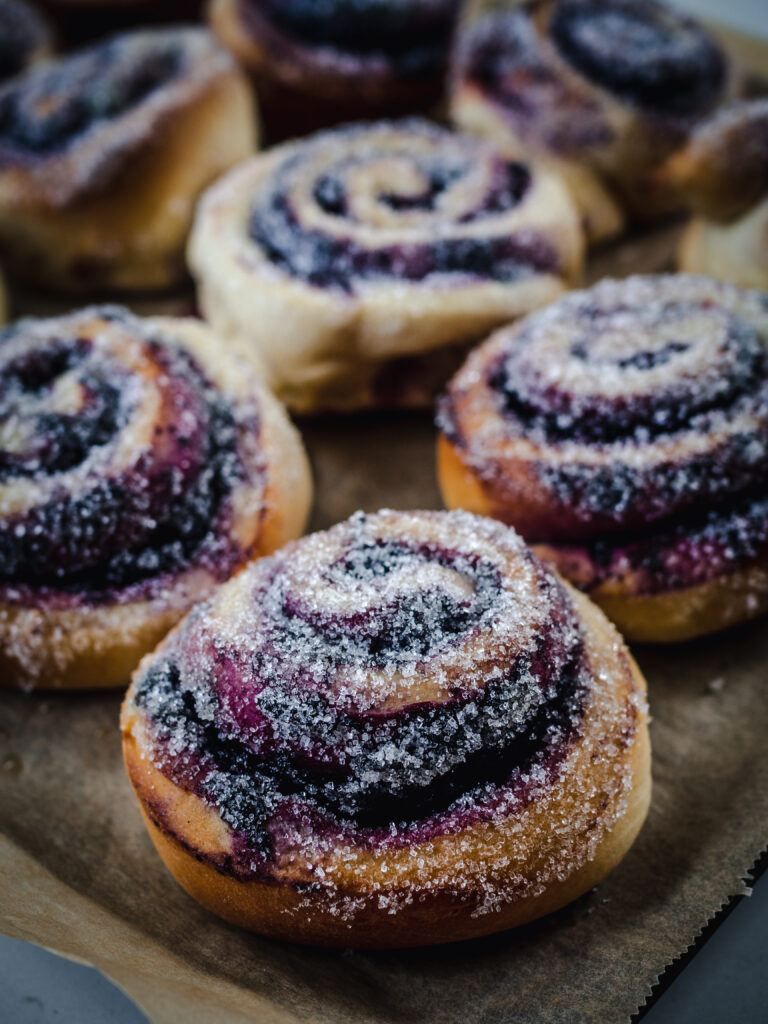 Bilberry ‘Wild Blueberry’ Buns (blåbærboller)