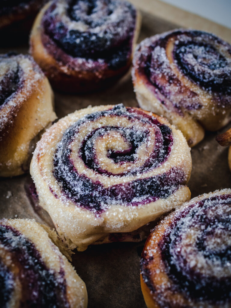 Bilberry ‘Wild Blueberry’ Buns (blåbærboller)